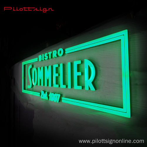 High Quality Advertising Acrylic LED Lighted neon Sign